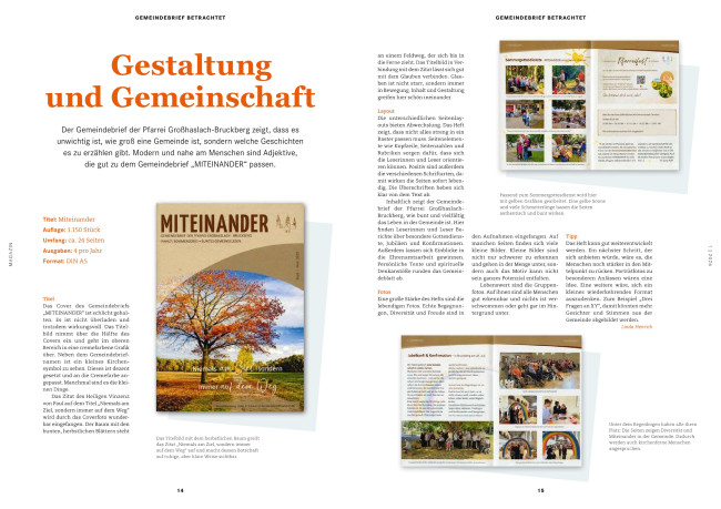 Bewertung Gemeindebrief