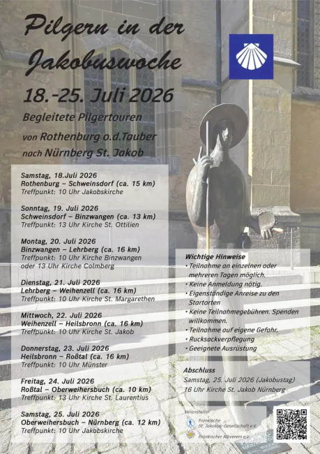 Jakobuswoche 2026 - Sternpilgern